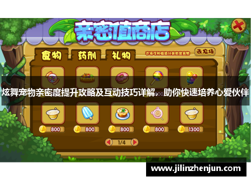炫舞宠物亲密度提升攻略及互动技巧详解，助你快速培养心爱伙伴